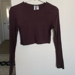 Long sleeved crop top
